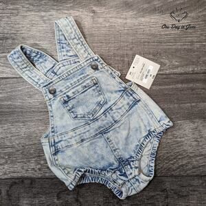 Okie Dokie Bailey Wash Overalls Size 3M (8-12 lbs)